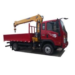 Crane Truck 4x2 Telescoping Hydraulic Boom Truck-mounted Crane Brand New Howo Customized 