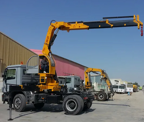 6*4 Knuckle Boom Crane Truck Mounted 20 Ton Stiff Boom Crane Factory Supplying Truck with Crane for Sale