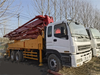Used 8*4 Mobile Concrete Pump Truck Cement Boom Pumps Large Output 52m Lifting Boom