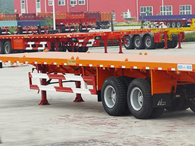 2 Axle 30T Container Truck Semi Trailer