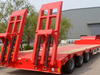 Hot Selling 40 Ton 3 Axles Low Bed Truck Semi Trailer for Sale