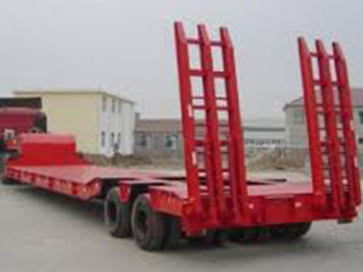 2 Axle 40 Ton Low Bed Truck Semi Trailer