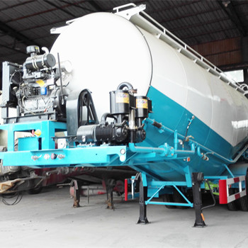 Tri-Axle 35CBM Bulk Cement Power Tank Trailer for Sale