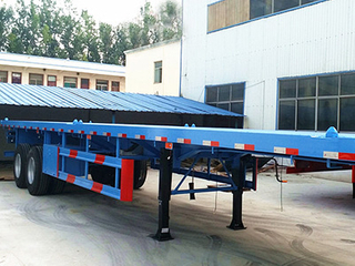 2 Axle 35T Container Truck Semi Trailer