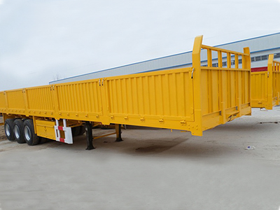 New 3 Axle 30 Tons Sidewall Tractor Semi Trailer in China
