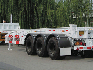 3 Axle 50T Heavy Skeleton Semi Trailer