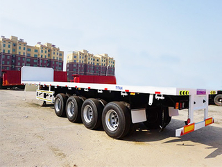 4 Axle 45FT Flat Bed Container Semi Trailer